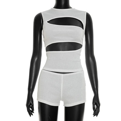 Mercilia Cropped Short Set