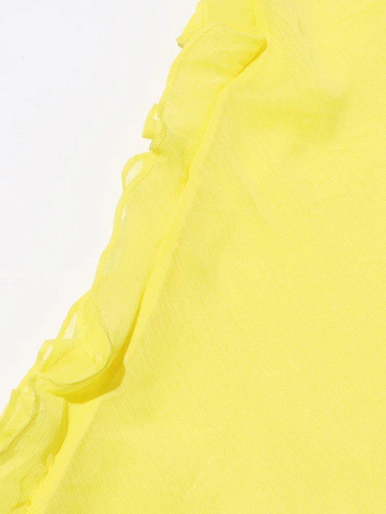 Katie Diagonal Collar Maxi Dress