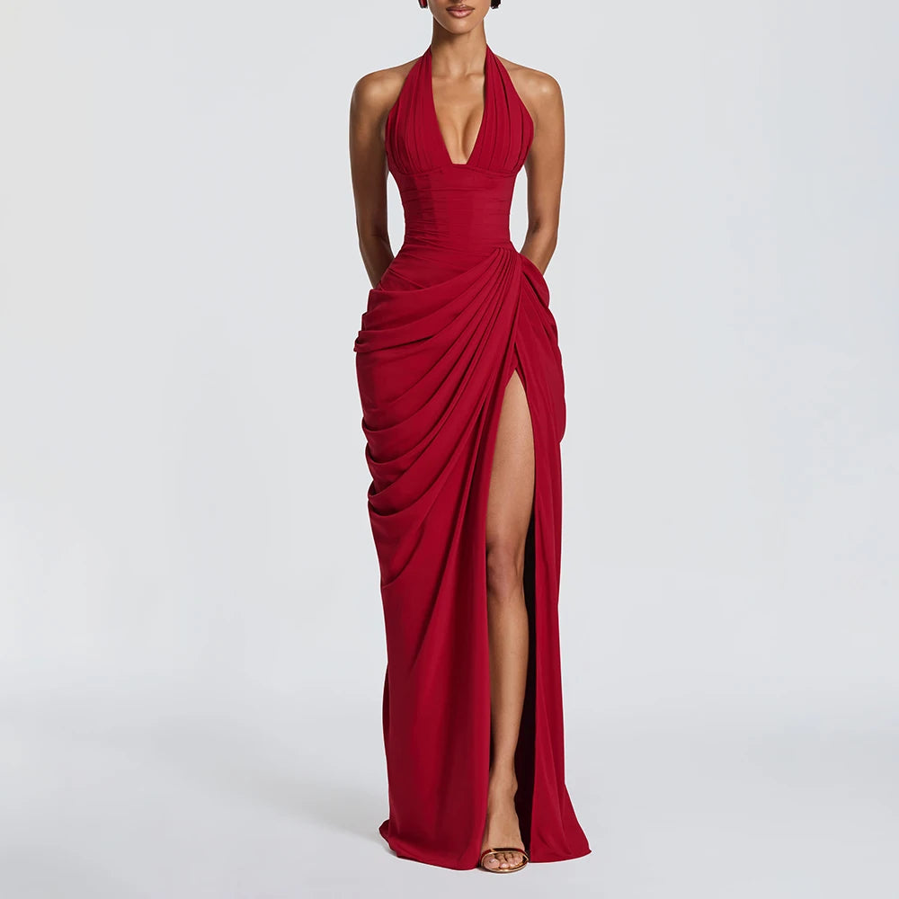 Rosee Ruched Maxi Dress