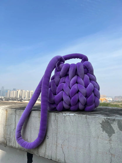 Knitted Shoulder Handbag