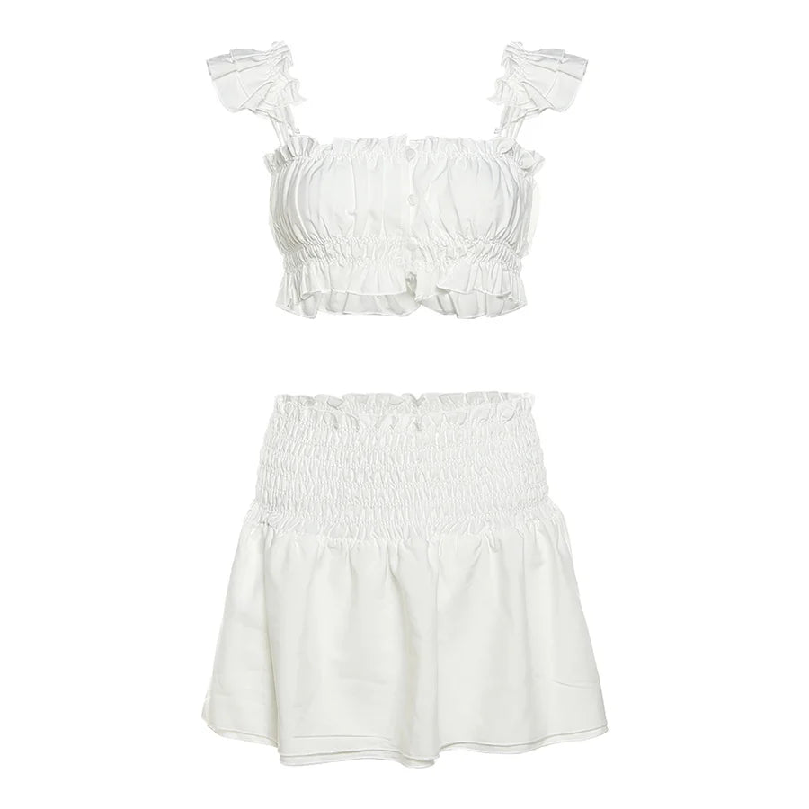 Isabella Pleated Skirt Set