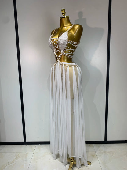 Celena Backless Maxi Dress
