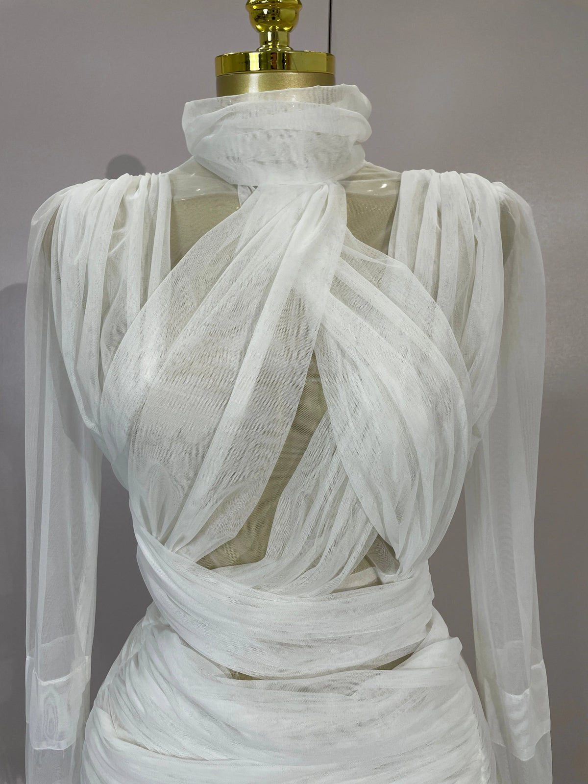 Lexina Ruffle Mini Dress