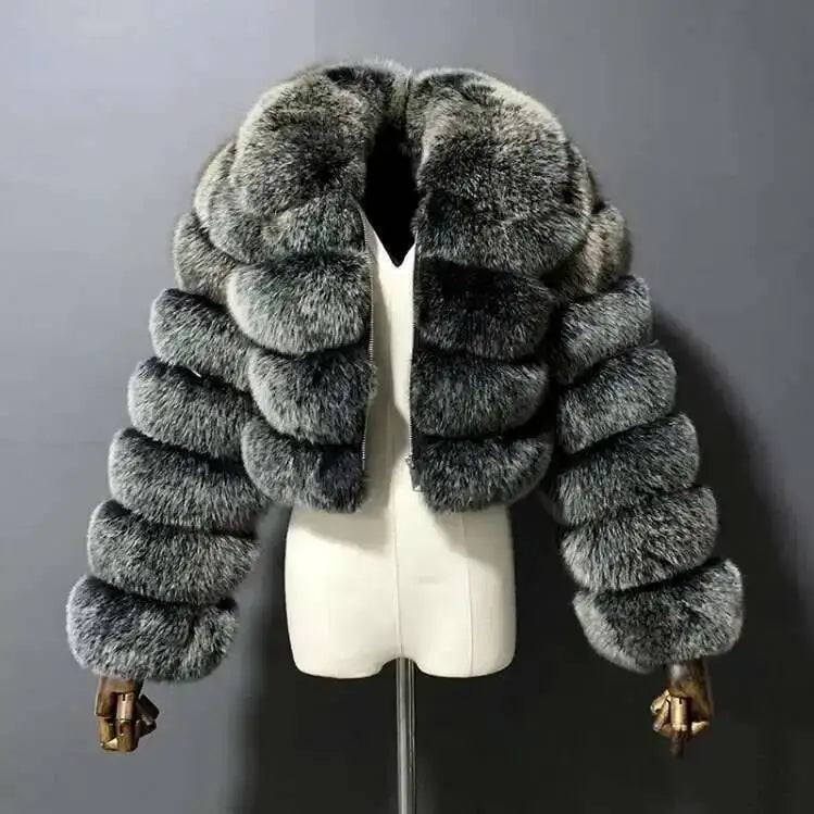 Lapel Fur Coat