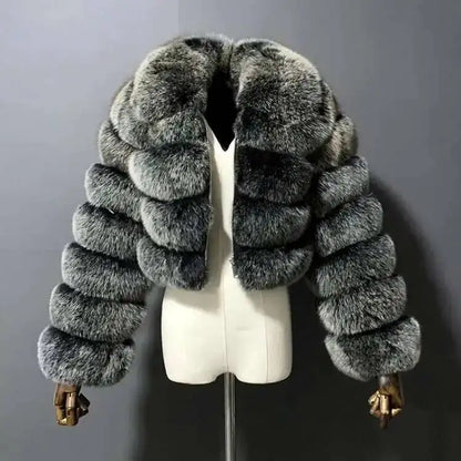 Lapel Fur Coat