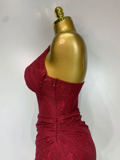 Vintage Red Maxi Dress