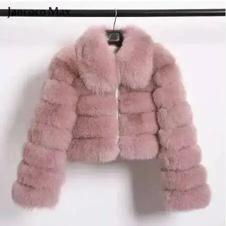 Lapel Fur Coat