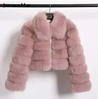 Lapel Fur Coat