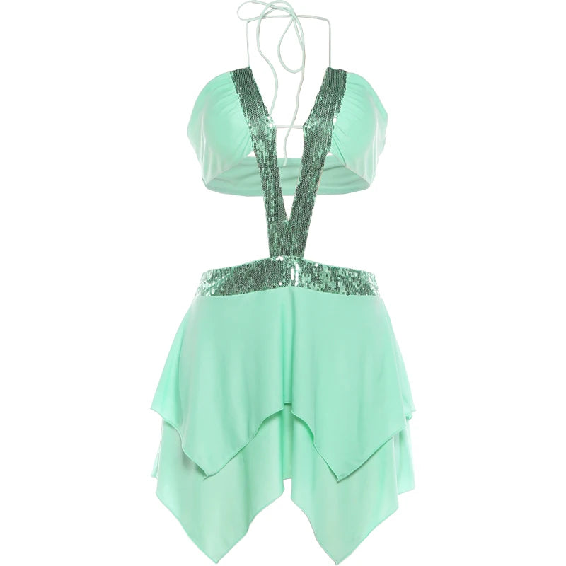 Autty Sequin Mini Dress