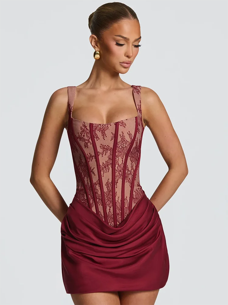 Bodice Corset Mini Dress
