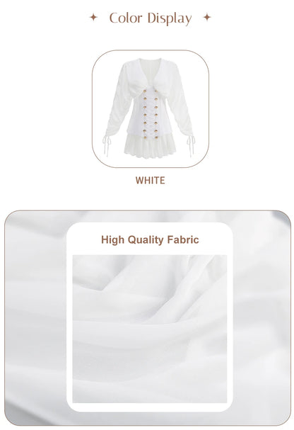Nessa Chiffon Corset Mini Dress