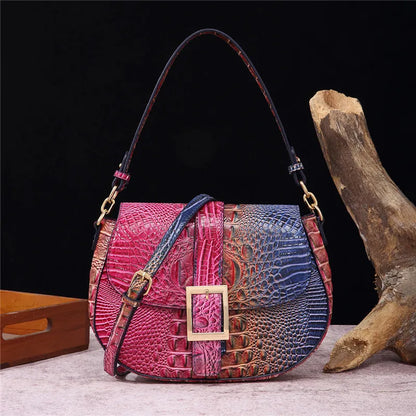 Reptile Pattern Crossbody Bag