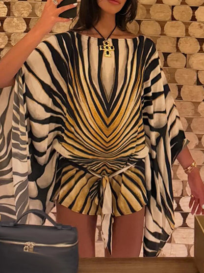 Lola Flare Sleeve Mino Dress