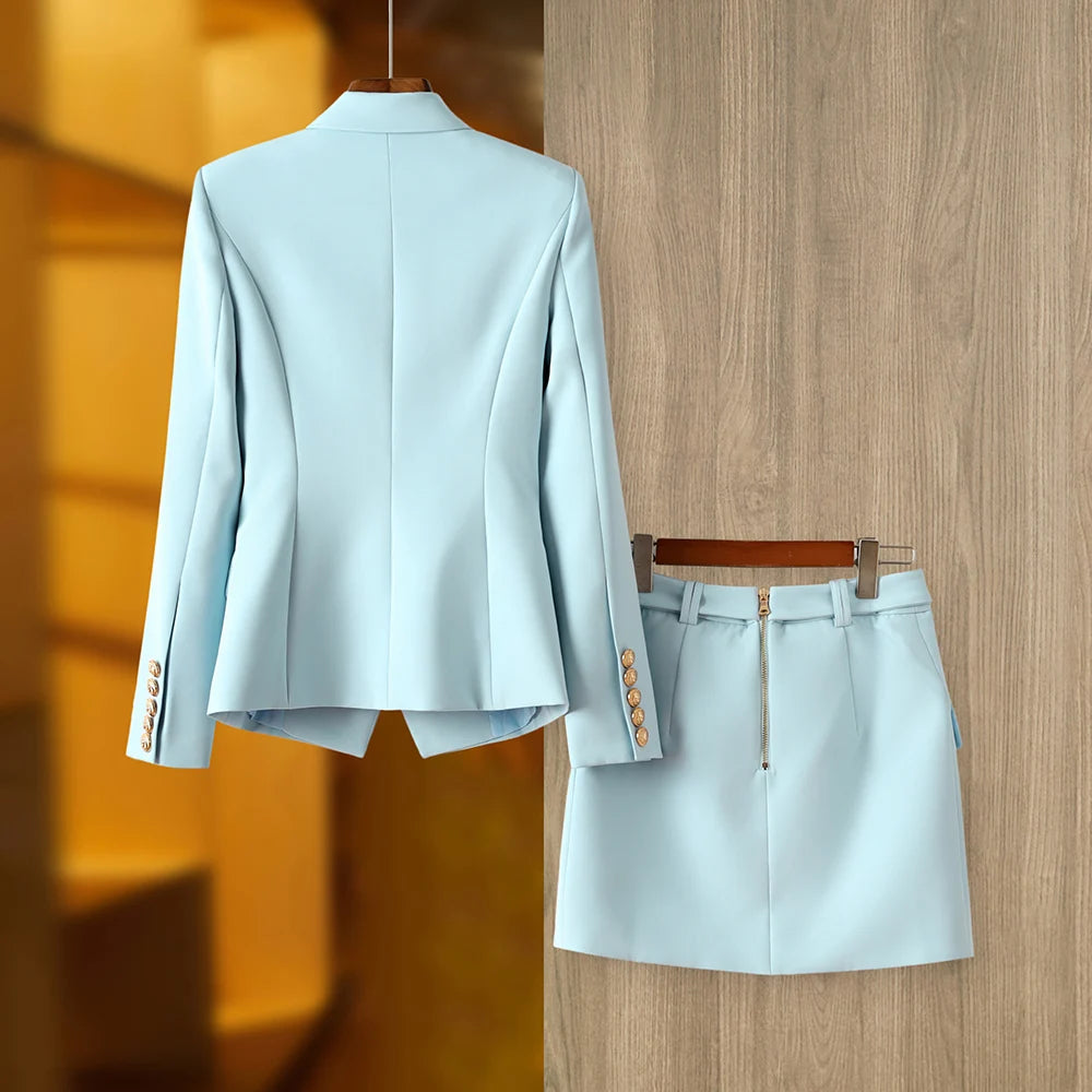 Paris Blazer Skirt Set