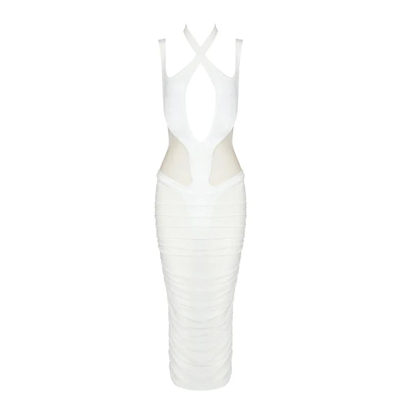 Sienna Mesh Bandage Dress