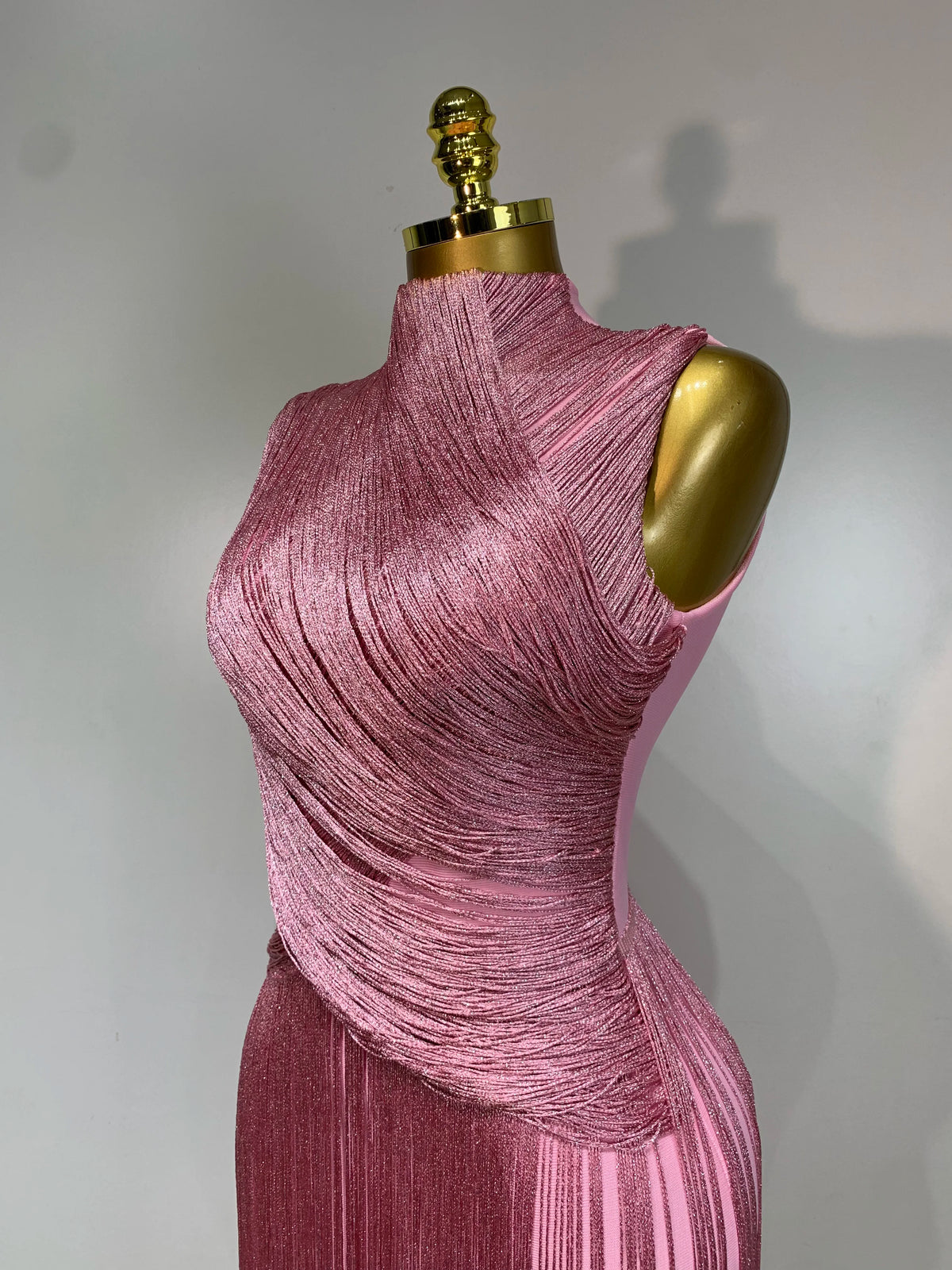 Izabella Tassel Bandage Maxi Dress