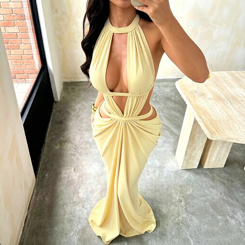 Katrina Cut-Out Maxi Dress