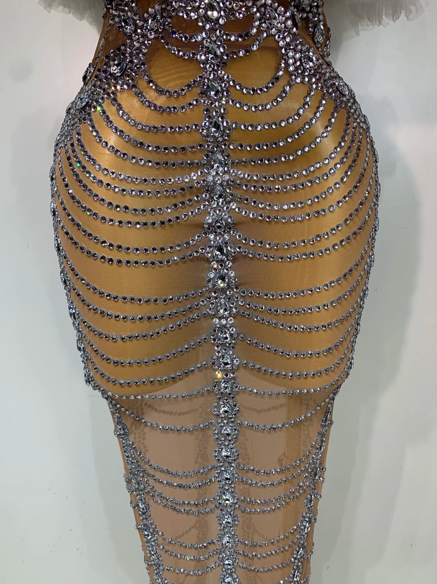 Queenin' Rhinestone Maxi Dress