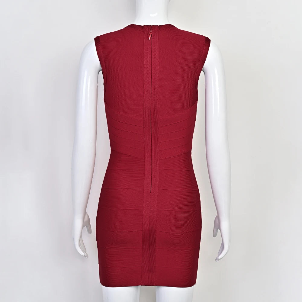 Vintage Bandage Mini Dress
