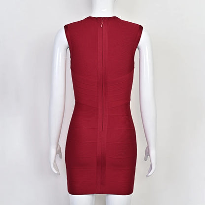Vintage Bandage Mini Dress