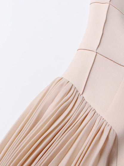 Lauren Pleated Maxi Dress