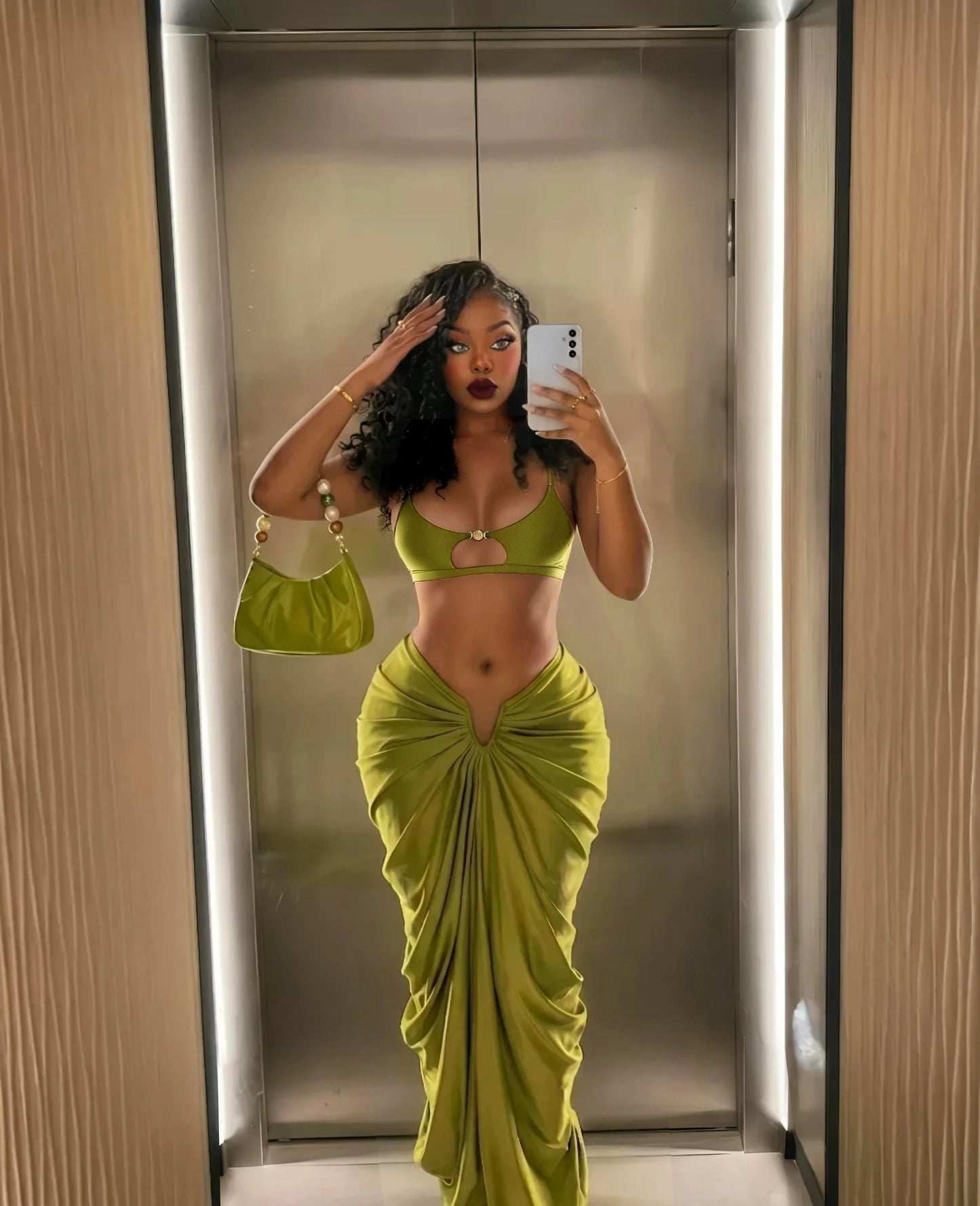 Sarana Bikini Skirt Set