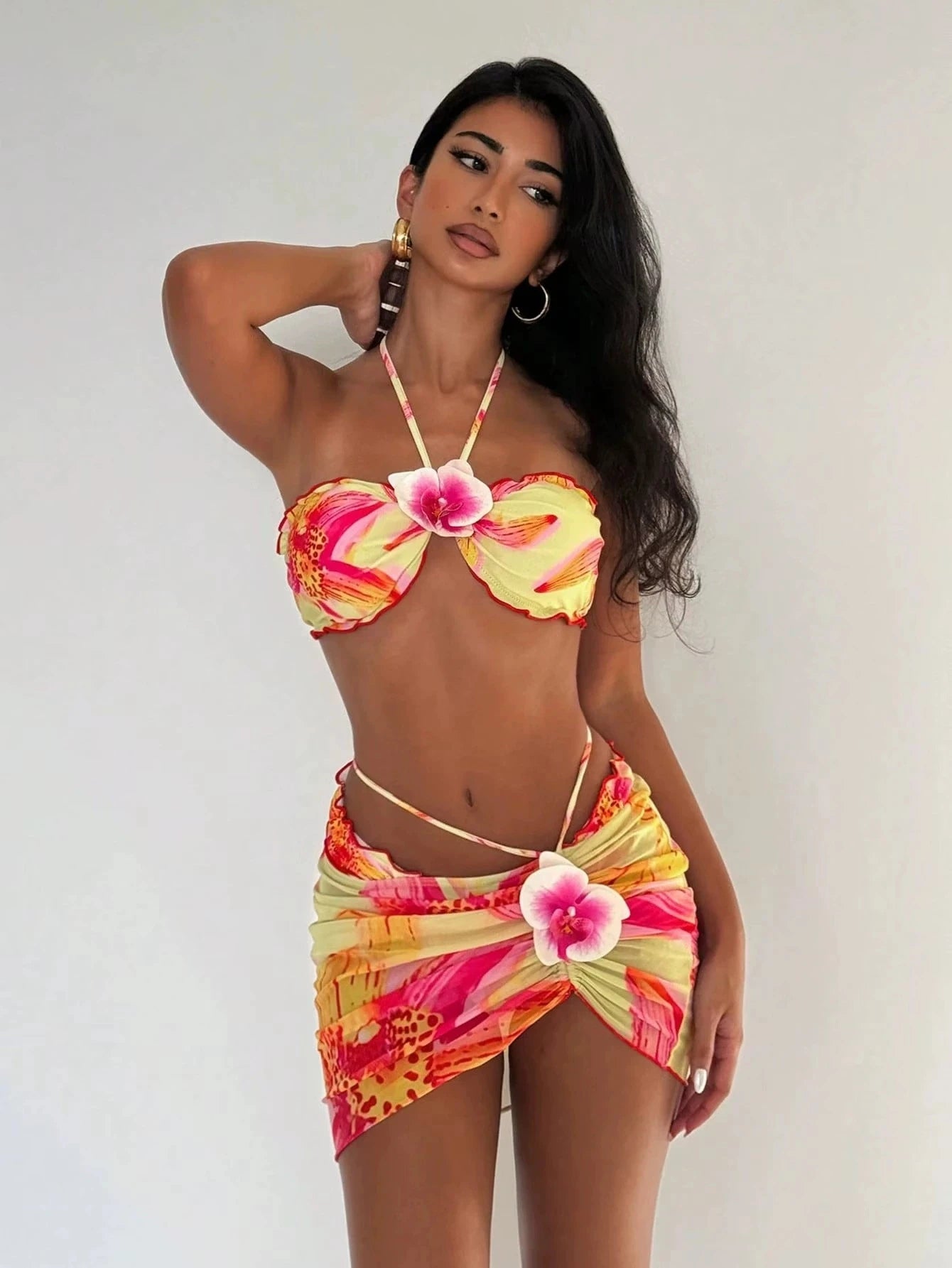 Orchid Waves ikini 3pcs Set
