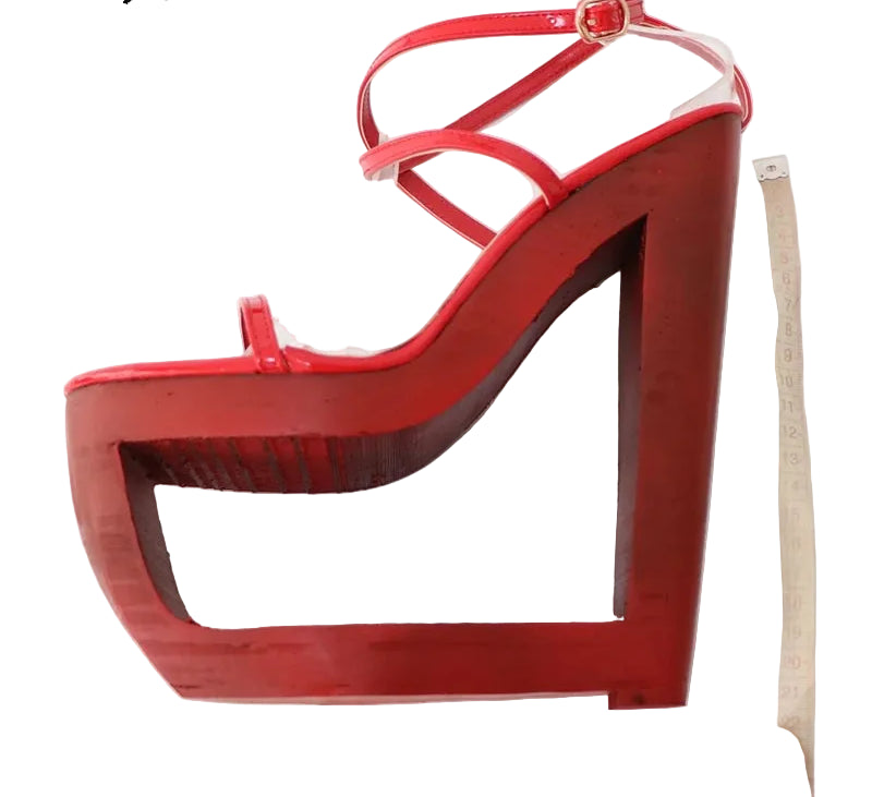 Stunt Queen Wedge High Heels
