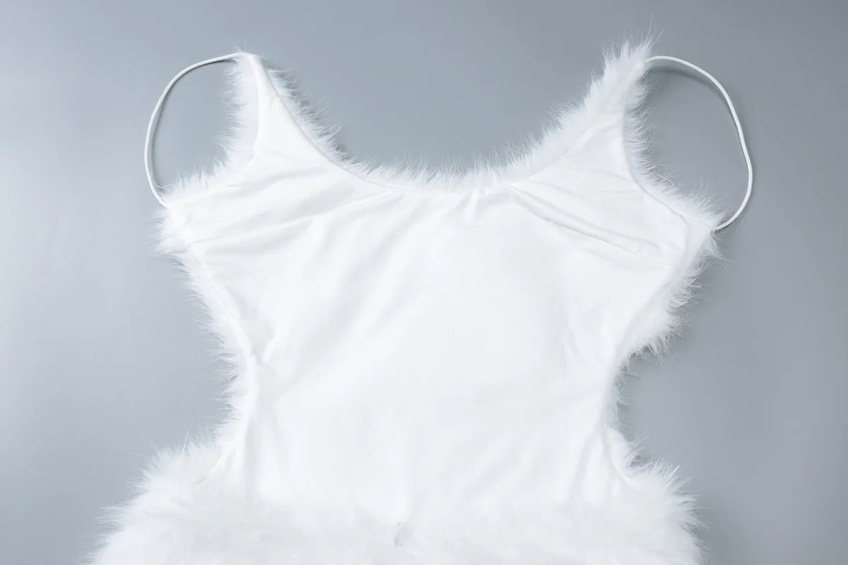 Furry Queen Mini Dress