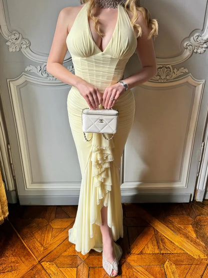 Lourna Ruched Maxi Dress