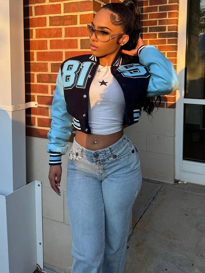 Autumn Leather Crop Jacket