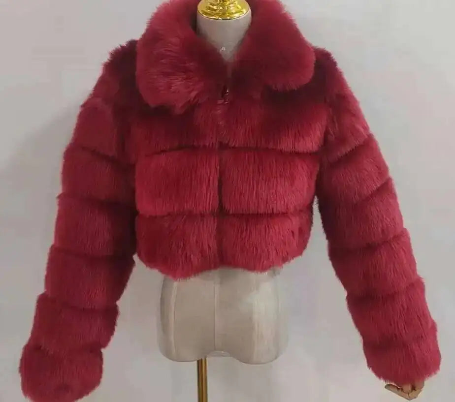 Lapel Fur Coat