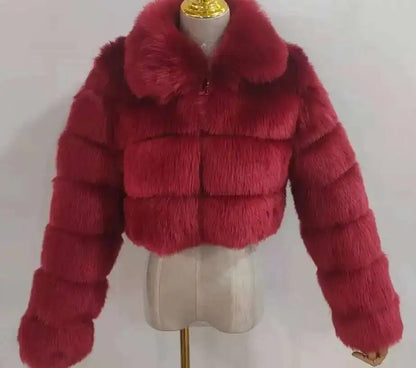 Lapel Fur Coat