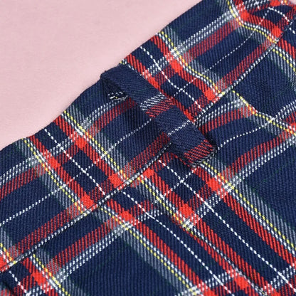 Vintage Plaid Midi Skirt