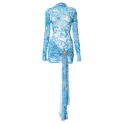 Starfish Knot Mini Dress