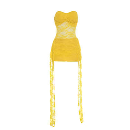 Lili Mesh Tassel Dress