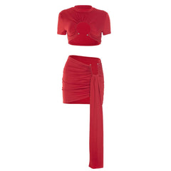 Robin Ruched Skirt Set