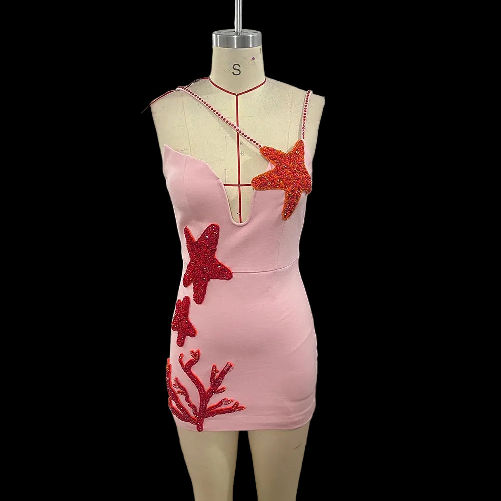 Star Shaped Mini Dress