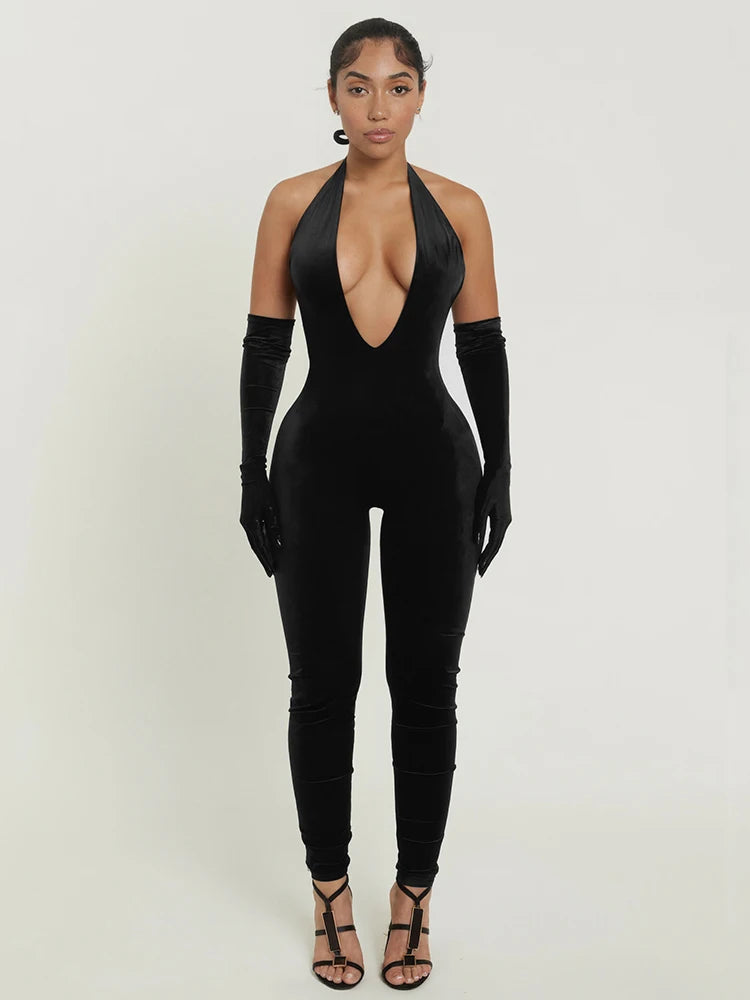 Shelli V-Neck Jumpsuit