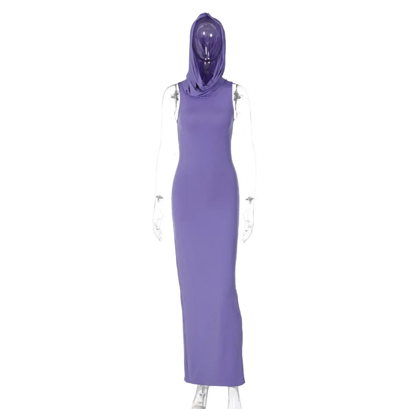 Hooded Maxi Dress