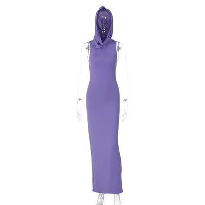 Hooded Maxi Dress