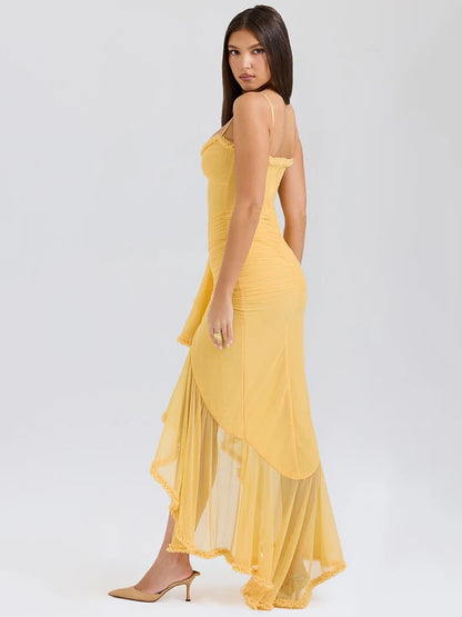 Radiant Ruffled Maxi Dress