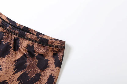 Wild Gyal Leopard Leggings Set