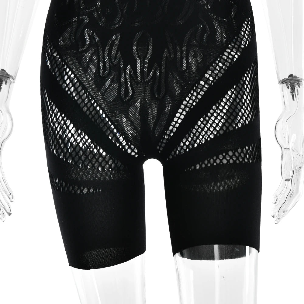Laurie Mesh Romper
