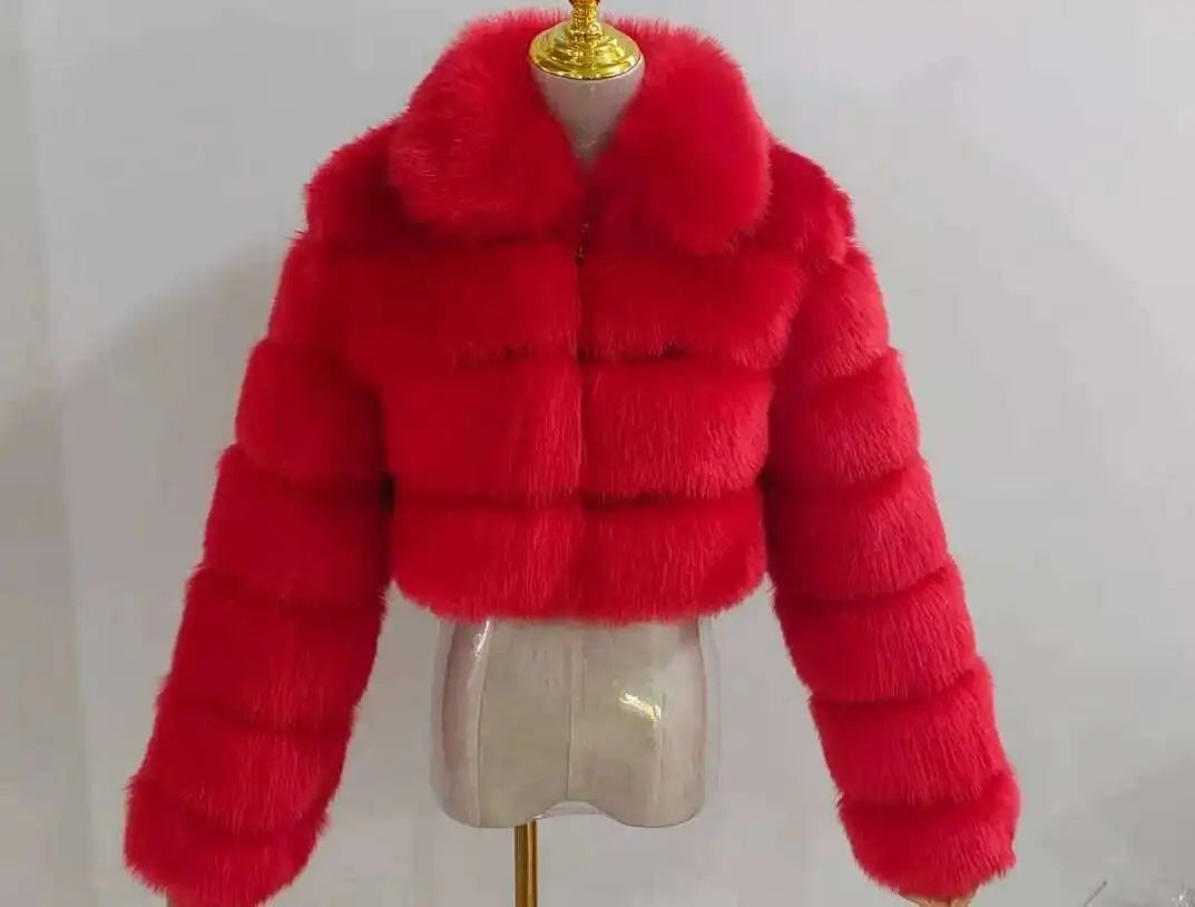 Lapel Fur Coat