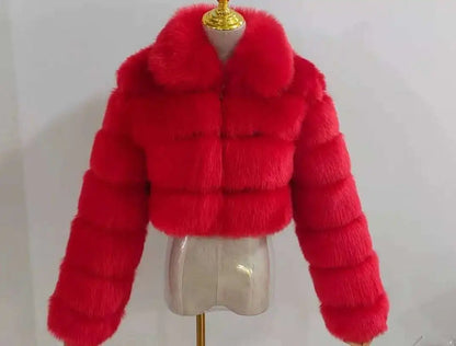 Lapel Fur Coat
