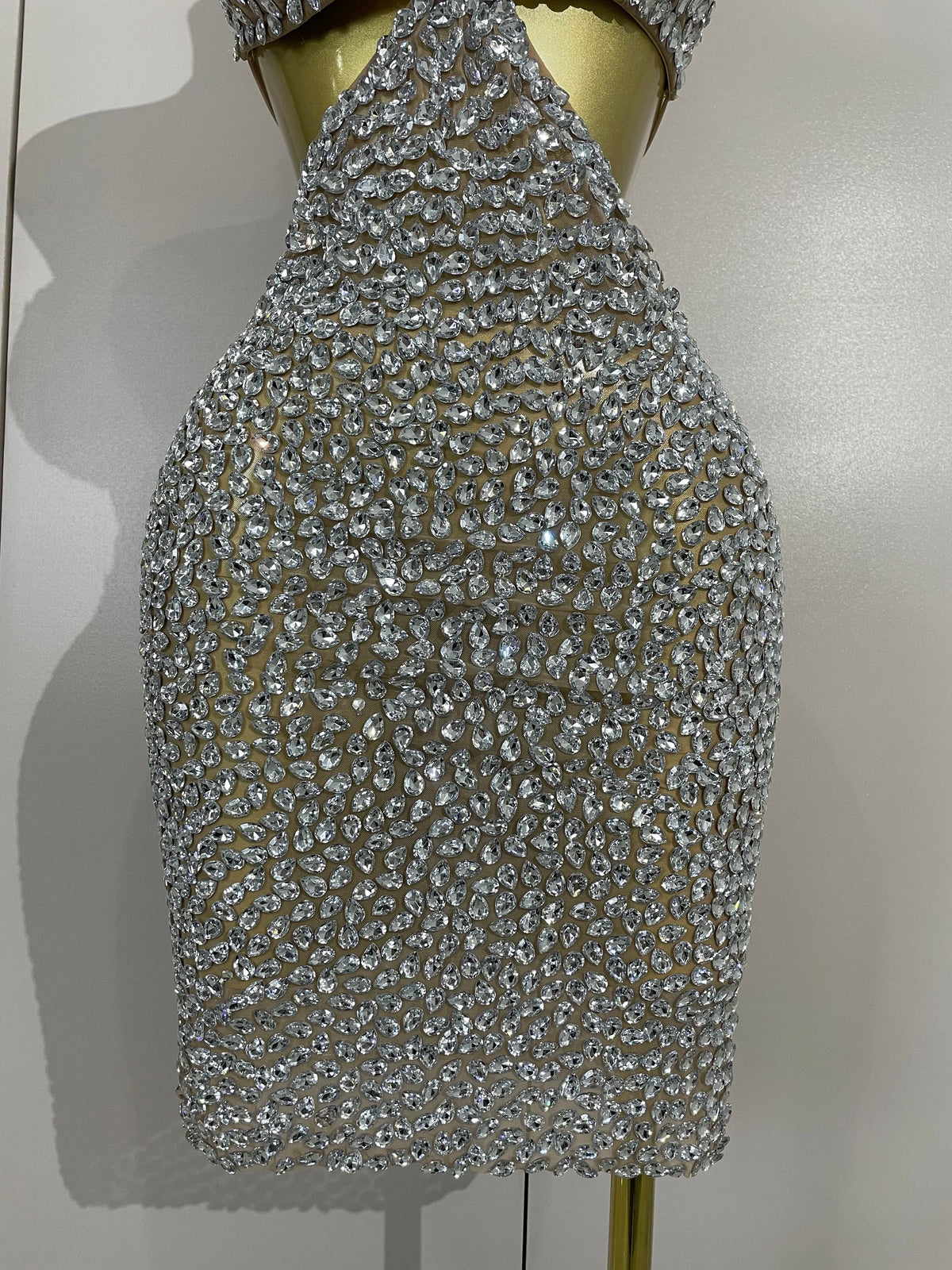 She Sparkle Mesh Mini Dress