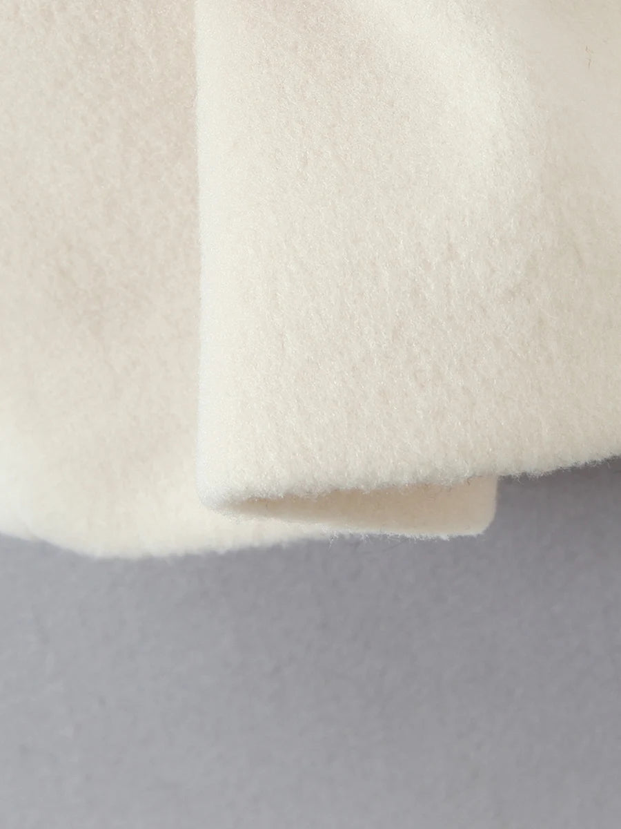 Fur Collar Elegant Trench Coat