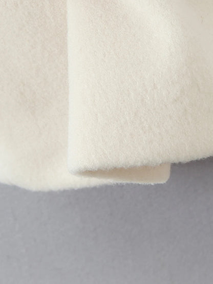 Fur Collar Elegant Trench Coat