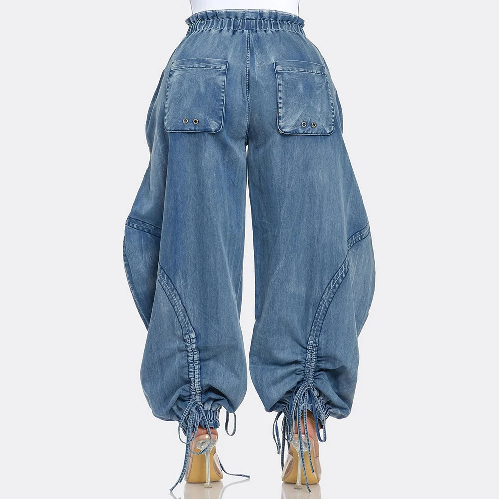 Vintage High Waist Loose Jeans